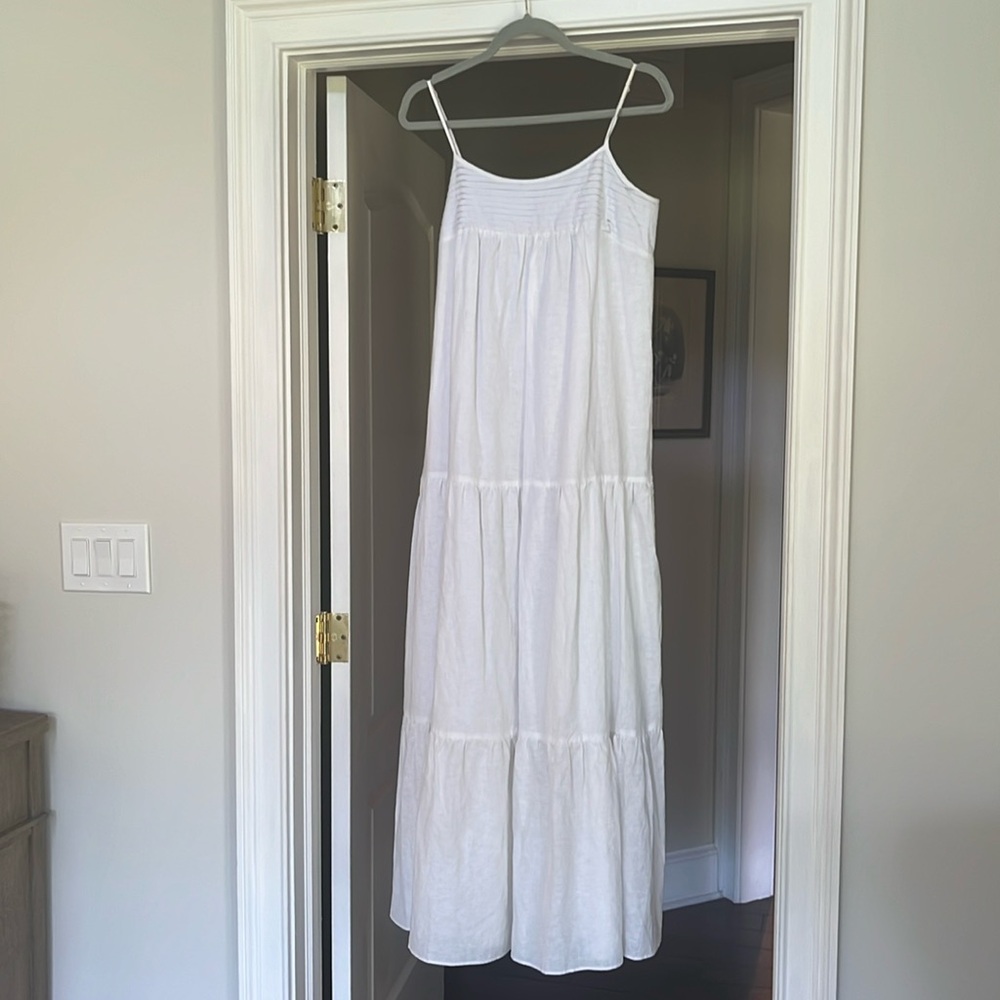 J McLaughlin white maxi dress size small